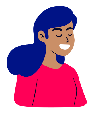 Portrait illustré d'une promotrice immobilière